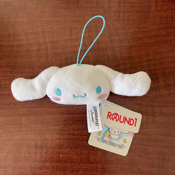 NWT Cinnamoroll by Sanrio Plushie Keyring Round1 Mini Backpack Decor Charm - Picture 1 of 4